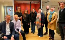 Coordinators and participants of the project attending the event. Anastasia Perouli (ART) representing NIAGARA. 